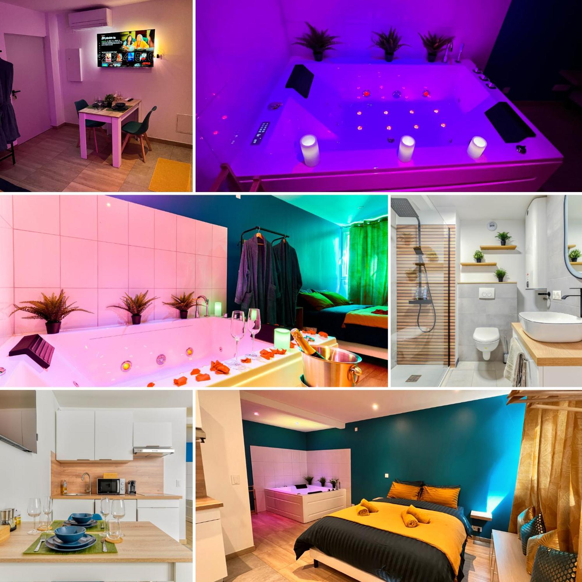 Narbnb - Eden Suite - Jacuzzi - Parking - Clim ナルボンヌ エクステリア 写真